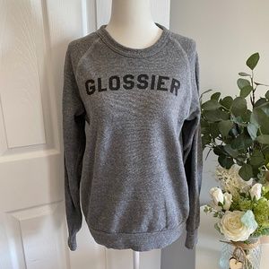 Glossier sweatshirt, size S
